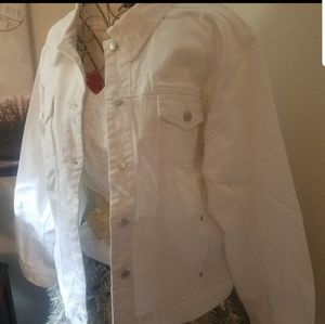 White Denim Jacket